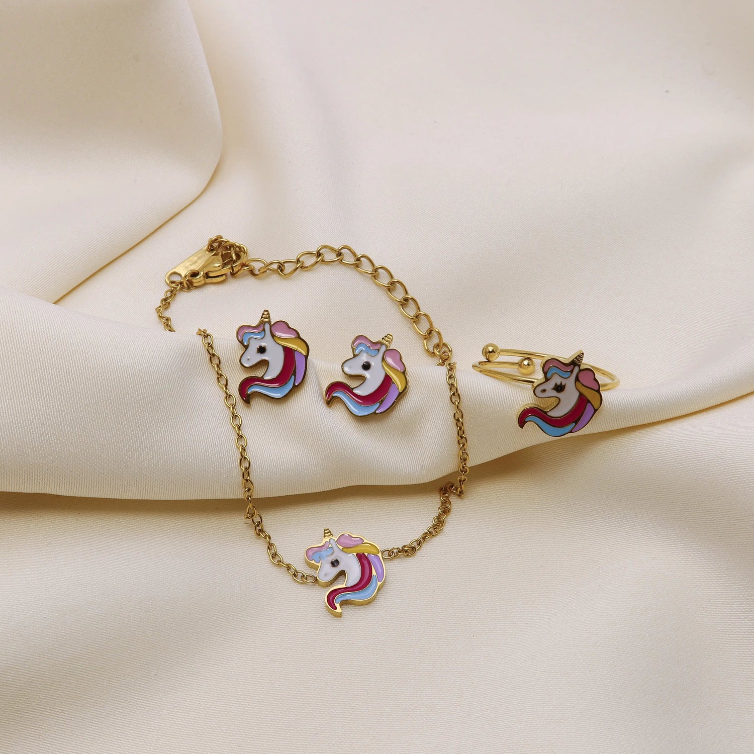 Einhorn Ohrclips Geschenkset